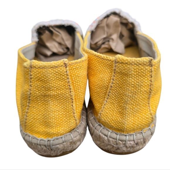 Vidorreta Made in Spain Women's Espadrilles Yellow Canvas Size EU 37 / US 6.5 - Picture 4 of 8